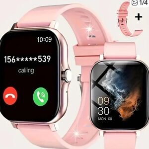 Smartwatch Rosegold with Pink Strap
NWOT